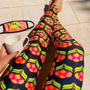 Goldsheep mod floral leggings